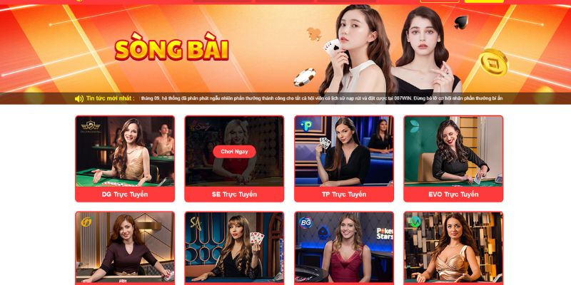 Casino 007win đẳng cấp