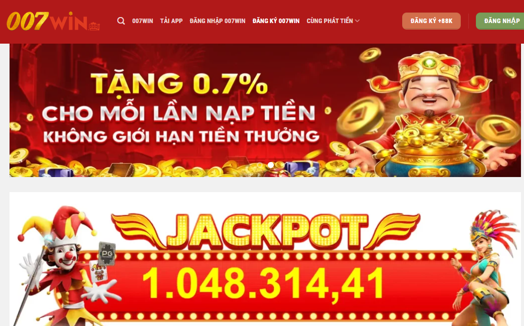 Hướng dẫn các bước tham gia casino 007Win cho người mới